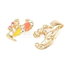 Alloy Enamel Rhinestone Pendants FIND-B062-10G-4