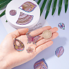 201 Stainless Steel Filigree Pendants STAS-FW0001-06-2