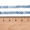 Natural Devil Blue Aquamarine Beads Strands LS-G-P629-A03-03-5