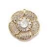 Brass Pendants KK-V006-01G-07-2