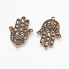 Tibetan Style Alloy Pendants TIBEP-ZN60334-AB-FF-1