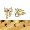 Brass Micro Pave Cubic Zirconia Charms LS-FIND-Z035-04G-3