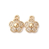 Brass Micro Pave Cubic Zirconia Pendants KK-Z112-17G-1