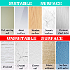 Translucent PVC Self Adhesive Wall Stickers STIC-WH0015-324-7