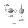 Tibetan Style Alloy Connector Charms PALLOY-YW0001-43-3