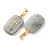 Natural Labradorite Pendants G-G461-06G-06-2
