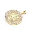 Brass Micro Pave Cubic Zirconia Pendants KK-H539-17A-02-2