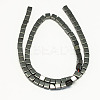 Non-magnetic Synthetic Hematite Beads Strands G-S079-6mm-2