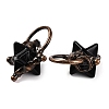 Natural Obsidian Merkaba Star Pendants G-C144-02R-05-2