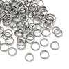 Tarnish Resistant 304 Stainless Steel Split Rings STAS-E010-7x0.6mm-2-2