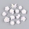 Luminous Flower Resin Cabochons CRES-T025-10H-1