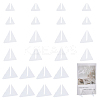 24Pcs 3 Styles Triangle Acrylic Stand Base ODIS-CA0001-29-8