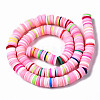 Handmade Polymer Clay Beads Strands X-CLAY-R089-8mm-098-3