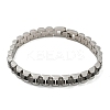 Ion Plating(IP) 304 Stainless Steel Thick Link Chain Bracelet BJEW-G649-10C-A-1