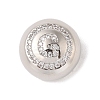 Rack Plating Brass & Cubic Zirconia Pendants KK-Z047-07P-G-RS-1