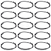 80Pcs Waxed Polyester Cord Bracelet Bracelet Makings AJEW-UN00015-1