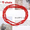 Glass Seed Rondelle Beaded Waist Beads WGC6815-07-1