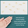 16Pcs 4 Style Brass Pendants Sets KK-BC0011-25-5
