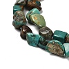 Natural HuBei Turquoise Beads Strands G-P497-01E-19-4