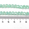 Baking Electroplate Glass Beads Strands DGLA-A039-J10mm-B07-4