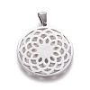 Non-Tarnish 304 Stainless Steel Pendants LS-STAS-F219-03P-2