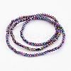Electroplate Glass Bead Strands EGLA-G014-2mm-FP10-1