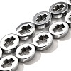 Electroplated Synthetic Non-magnetic Hematite Beads Strands G-L613-Z01-02G-1