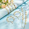 60Pcs Transparent Glass Cabochons with 10Pcs Brass Bracelet Making DIY-GO0002-32A-4