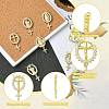 6Pcs 3 Styles Brass Micro Pave Cubic Zirconia Pendants KK-CJ0002-98-3