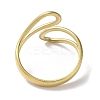 304 Stainless Steel Open Cuff Ring RJEW-H215-03G-3