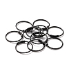 304 Stainless Steel Hoop Earrings Ion Plating(IP) STAS-Z037-02EB-2