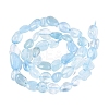 Natural Aquamarine Beads Strands G-R445-8x10-36-3