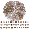 540Pcs 18 Styles Alloy Spacer Beads FIND-ME0001-48-1