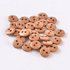 2-Hole Flat Round Resin Sewing Buttons for Costume Design BUTT-E119-20L-09-1