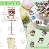 40Pcs 8 Colors Zinc Alloy Pendants FIND-CJ0001-73-2