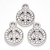 Tibetan Style Alloy Pendants TIBEP-S319-079AS-NR-2