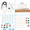 DIY UV/Epoxy Resin Pendant Necklace Making Kits DIY-TA0008-72-7
