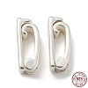 925 Sterling Silver Watch Band Fold Over Clasps with 925 Stamp STER-B002-04A-S-1
