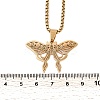 Hollow Out Butterfly 201 Stainless Steel Pendant Necklaces for Men Women LS-NJEW-K283-24G-3
