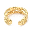 Rack Plating Brass Criss Cross Open Cuff Rings for Women LS-RJEW-M148-06G-2