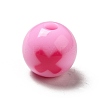 Two Tone Opaque Acrylic Beads LS-SACR-K003-02E-2