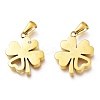 Ion Plating(IP) 304 Stainless Steel Pendants STAS-A047-03G-2