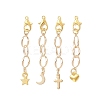4Pcs Brass Oval Link Extender FIND-JF00187-1