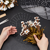 5Pcs Acrylic Round Oval Wreath Boards DIY-WH0570-18-3