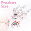6Pcs Resin Pendant Decorations KEYC-YW00210-3
