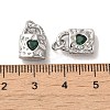 Brass Micro Pave Cubic Zirconia Pendants KK-H461-06P-02-3
