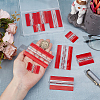 10Pcs 4 Styles Acrylic & Stainless Steel Self Adhesive Hinge FIND-BC0014-38-3