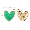 48Pcs Eco-Friendly Zinc Alloy Enamel Pendants FIND-LS0001-09-NR-3