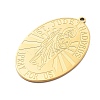 304 Stainless Steel Pendants STAS-M099-02G-2