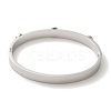304 Stainless Steel Rhinestone Bangles BJEW-F474-01P-3